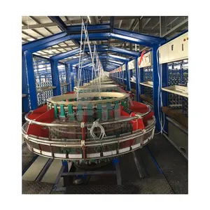 Automatic PP bulk bag making machine Jumbo bag Ton bag production line with 8 shuttle circular loom weaving machinery