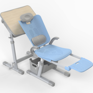 Ensemble chaise et bureau pliables et réglables pour la sieste des étudiants, bureau d'étude multifonctionnel pour la pause déjeuner à l'école - Product Image 3