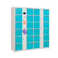 Sistema Inteligente WLAN, Casilleros de Almacenamiento para Celulares, Cerradura Electrónica, Acero Laminado en Frío, Color Personalizado, 1 Año de Garantía, ISO/CE