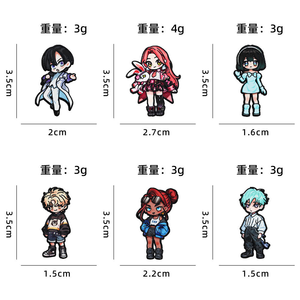 เข็มกลัดโลหะลายการ์ตูน Mizi Sua Till <span class=keywords><strong>Ivan</strong></span> Luka Hyuna ดีไซน์ใหม่ 6 แบบ คุณภาพสูง สำหรับตกแต่งกระเป๋าเป้ - Product Image 3