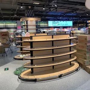 2019新デザインスーパーマーケット機器店フィットディスプレイ棚小売用