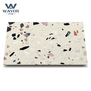 Venta caliente Post Modern Terrazzo Creative Marble Cafe Table Top para muebles de sala de estar - Product Image 3