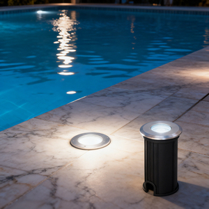 Luz Subterránea Empotrada para Exteriores, de Acero Inoxidable, Impermeable, Regulable, para Piscina, Terraza, Jardín, Villa, <span class=keywords><strong>Suelo</strong></span> - Product Image 1