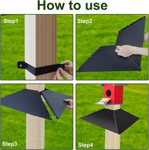 Металлический дефлектор для кормушки для птиц 4x4 - Product Image 3