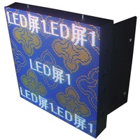 Panel de Señalización LED P10 a Todo Color, Programable, IP65, con Animación y Gráficos para Montaje en Puerta/Pared de Tiendas Minoristas