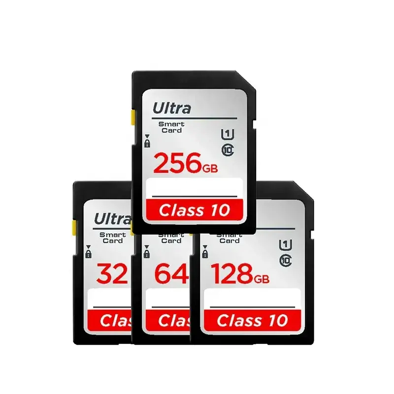 Fabrika fiyat Sd bellek kamera 128MB 256MB 512MB 1Gb 2GB 4GB 8GB 16GB 32GB 64GB 128GB 256GB 512GB Sd hafıza kartı