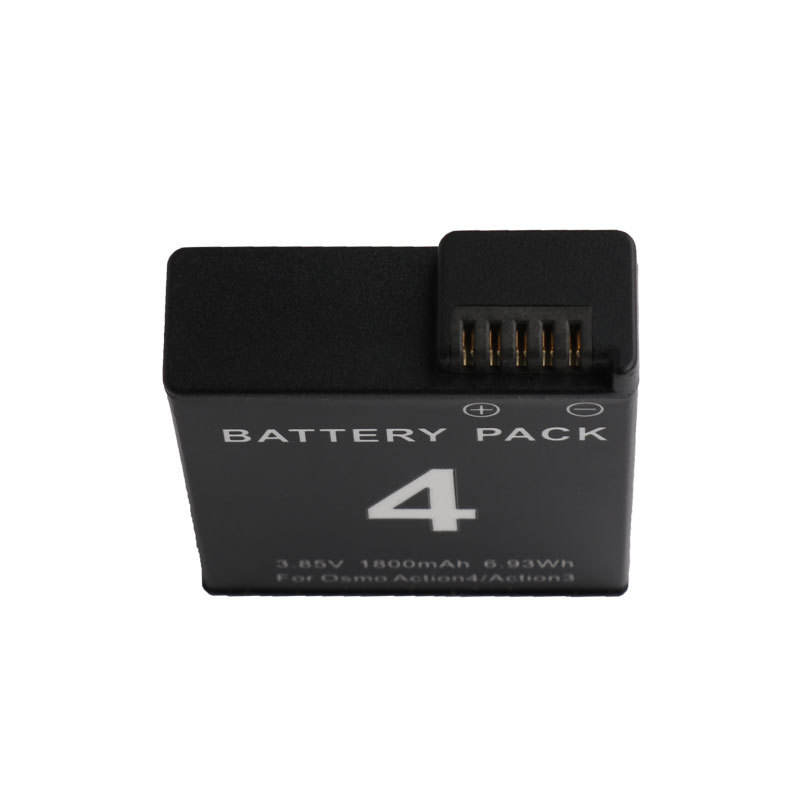Hongdak for DJI Osmo Action4 Sports Camera Accessory-3.85V 1800mAh Li-ion Battery Replacement