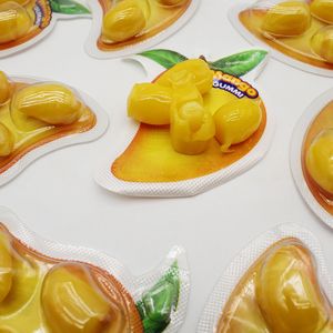 Vente directe d'usine Halal 4D mangue pelée gelée gommeuse bonbons mous bonbons - Product Image 5