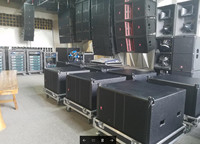 Sistema de audio activo para subwoofer, de 18 pulgadas LA-18P, sistema de PA para concierto al aire libre, mejor línea de matriz de altavoces, subgraves