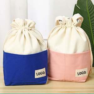 Bolsa Térmica Personalizada Portátil, Bolsa de Lona Aislada con Cordón y Asas, Bolsa de Almuerzo para el Trabajo, Picnic, Camping - Product Image 2