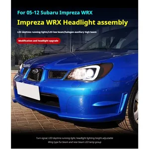ไฟหน้ารถยนต์ FT สำหรับ Lmpreza WRX ปี 2005-2012 ไฟหน้าโปรเจคเตอร์ LED พร้อมไฟวิ่งกลางวัน อุปกรณ์ตกแต่งรถยนต์ - Product Image 4