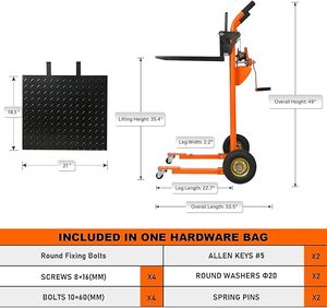 Nuevo Transpaleta Eléctrico de Alta Resistencia de 1.5 Toneladas (1500 kg) y 2.0 Toneladas (2000 kg) con Batería de Litio - Product Image 2