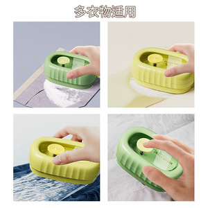 Multi Functional Laundry Brush With Soft Rubber Rollers For Underwear Cleaning ABS Material Green Color - Product Image 4