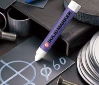 Marqueur permanent de couleur unie, largeur d'écriture de 6 mm, pointe ronde pour marquer sur n'importe quoi, 12,5 cm