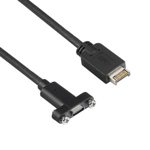 Cable de extensión Usb3.1 tipo E a tipo C, 0,5 m, 10Gbps, 100W, transferencia de datos y energía para chasis de ordenador, I O Shield - Product Image 2