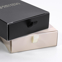 Boîte cadeau magnétique personnalisée pour soins de la peau, parfum, boîte rigide en carton pliable, boîte télescopique pour cils, parfum, bijoux