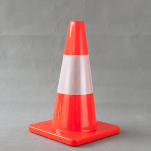 Topsafe 450mm yansıtıcı yol güvenliği PVC yansıtıcı 18 inç trafik konisi - Product Image 6