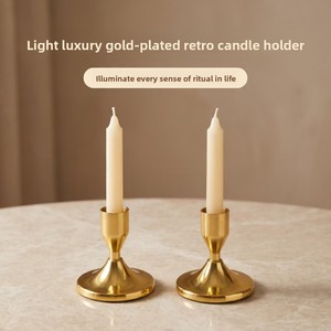 Wholesale Iron Vintage Mini Decorative Candle Holders for Wedding Party Christmas Home Decoration