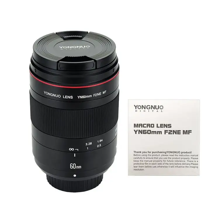 YONGNUO Lenses Macro Lens YN60mm F2 MF Macro Lens 60mm for Canon EOS 70D 5DMK II 5DIII 600D 700D DSLR Nikon F2NE Yongnuo