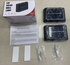 Lámpara Solar de Pared de 4 LED, Impermeable, para Exteriores, Ilumina Hacia Arriba y Hacia Abajo, Decoración para Jardín, Patio y Hogar, Luces Solares Exteriores - Product Image 2