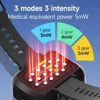 Jam Tangan Terapi Laser 650nm untuk Lansia, Terapi Kardiovaskular dan Diabetes, Perawatan Kesehatan