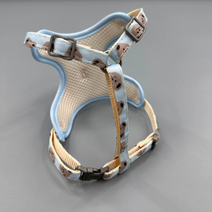 Conjunto de Coleira e Guia para Cães e Gatos, Estampa de Urso e Decoração de Cabeça Fofa, Alça em Y, À Prova de Fuga, Amigável ao Pescoço, 4 Cores - Product Image 5