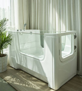 <span class=keywords><strong>Baignoire</strong></span> en acrylique <span class=keywords><strong>pour</strong></span> grands chiens et chats - Modèle Spa <span class=keywords><strong>pour</strong></span> chiens Milky Massage et multifonction Utilisation en salle de bain intérieure - Product Image 2