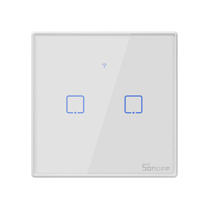 ตัวเลือกที่ดีที่สุดสำหรับ2C T2EU <span class=keywords><strong>sonoff</strong></span> สวิตช์ไฟแบบสัมผัสสำหรับบ้านอัจฉริยะที่รองรับ TX <span class=keywords><strong>Alexa</strong></span> - Product Image 1