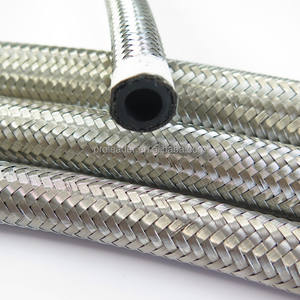 Raccords de conduite de carburant de course tressés en acier inoxydable SAE J1532 6An 8An 10An NBR et EPDM avec tuyau de refroidisseur d'huile de renfort de fil d'acier - Product Image 5