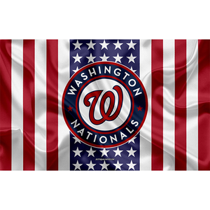ธง MLB คุณภาพสูง พิมพ์ลายตามสั่ง ขนาด 3x5 ฟุต ผลิตจากโพลีเอสเตอร์ 100% พิมพ์สองด้าน ธงทีมวอชิงตัน นาชั่นแนลส์ - Product Image 6