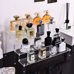 ชั้นวางอะคริลิคใสแบบพับได้ 4 ชั้น น้ำหนักเบา เป็นมิตรกับสิ่งแวดล้อม ทันสมัย สำหรับจัดวางของตกแต่งมุมโต๊ะ น้ำหอม และอื่นๆ - Product Image 5