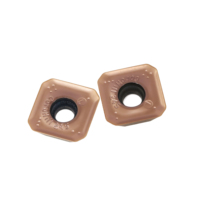 Plaquette de fraisage à face indexable en carbure de tungstène revêtue PVD ACME R245-12T3E-ML, outil de fraisage pour tour CNC, forme carrée, OEM