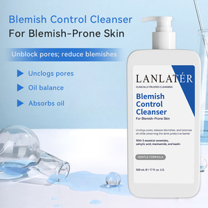 Rico en ácido salicílico Niacinamida Facial Limpie profundamente el bloqueo <span class=keywords><strong>de</strong></span> aceite en la humedad Limpiador facial espumoso - Product Image 1
