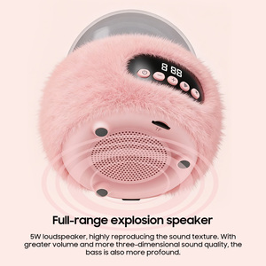 Cute Plush Star Karaoke Speaker with RGB Lighting for Home Theatre Use - Product Image 3