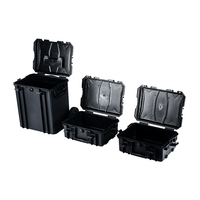 Boîte à outils empilable GLARY avec roulettes, chariot portable, boîte de rangement pour outils en plastique robuste, étanche, ensemble de boîtes à outils