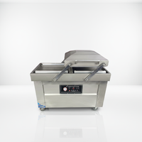 Machine d'emballage sous vide semi-automatique à double chambre certifiée CE 400P, à économie d'énergie, haute efficacité, pour usage commercial et chimique