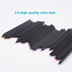 ดินสอไม้มาตรฐานพิมพ์ลายโลโก้จำนวนมากพร้อมสีรุ้ง - Product Image 5