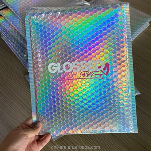 Buste Postali in Polietilene Nero Opaco con Logo Personalizzato, Buste Imbottite Ecologiche con <span class=keywords><strong>Bolle</strong></span> d'<span class=keywords><strong>Aria</strong></span> per Spedizioni - Product Image 2