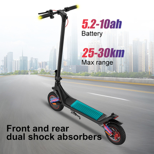 Trottinette électrique 36V, 25 km/h, 2 roues, longue autonomie, batterie lithium, pneus, moteur brushless 350W, pliable, aluminium - Product Image 2