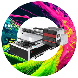 Nieuwe Slimme BUV-6090 UV-Printer Groot Formaat Printer Machine Op Deur, Glas, Plaat Schilderen Inkjet Printers