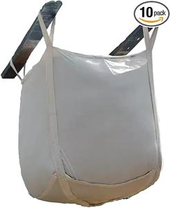 Huamaohengchun Heavy Duty WovenFIBC Bulk Bag with DischargePort - 2 Ton, 39"L x 39"W x 47"H - Ideal forConstruction, Grain (10) - Product Image 1