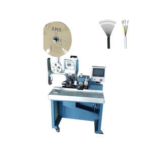 Semi auto Sheathed cable <b>wire</b> <b>stripper</b> crimping machine multi-core cable peeling and crimper machine - Product Image 1