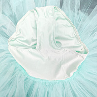 Blue Girls Sparkling Sequin Ballet Tutu Dress Costume de danse de scène de princesse pour enfants