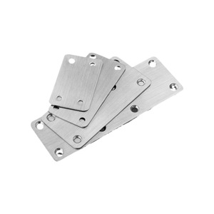 Conector Recto de Acero Inoxidable para Muebles, Soporte de Hardware para Gabinetes, Tira Larga de Hierro Angular, Placa Rectangular - Product Image 1