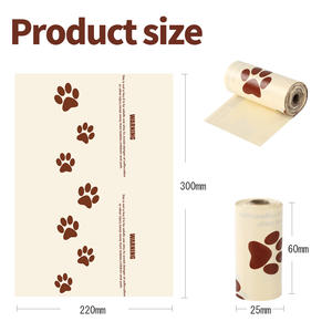 Sacchetti Biodegradabili Ecologici Personalizzati per Rifiuti di Cani e Gatti, Extra Spessi, Impermeabili, in Silicone con Profumo di Frutta - Product Image 3