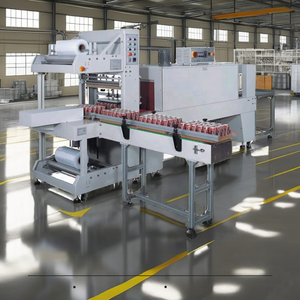 Industria de bebidas latas de <span class=keywords><strong>cerveza</strong></span> automáticas bandeja manga película termorretráctil sellado máquina de embalaje para la venta - Product Image 1