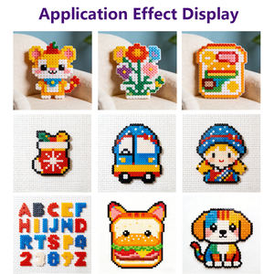 Fers à repasser électriques miniatures manuels en gros, nouveaux outils de transfert de chaleur pour perles thermocollantes, accessoires de bricolage, fer à perles thermocollantes, presse à chaud 220V - Product Image 6