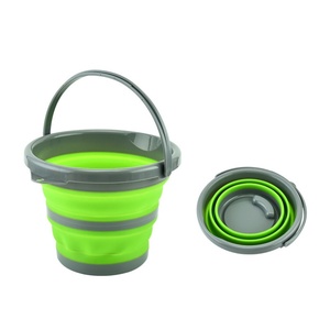 Storage Bin <b>Basket</b> Camping Outdoor Garden Cleaning Tools Wash Water <b>Foldable</b> Collapsible Fishing Bucket - Product Image 3