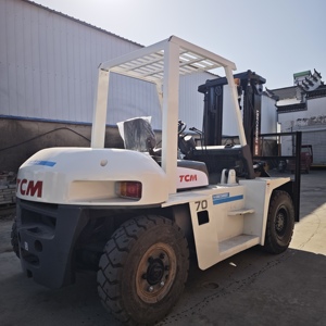Montacargas Usado TCM FD70 de 3t, Diésel, Hidráulico, con Desplazador Lateral, 3m 6m 8m, Pequeños Elevadores de Paletas, Montacargas para Contenedores - Product Image 3