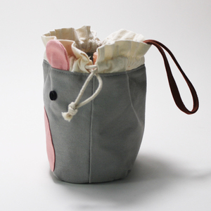 Custom Small <strong>Drawstring</strong> <strong>Makeup</strong> Pouch Fashionable Canvas Toiletry <strong>Bag</strong> With Zipper Closure for Travel Cosmetics Packing - Product Image 5